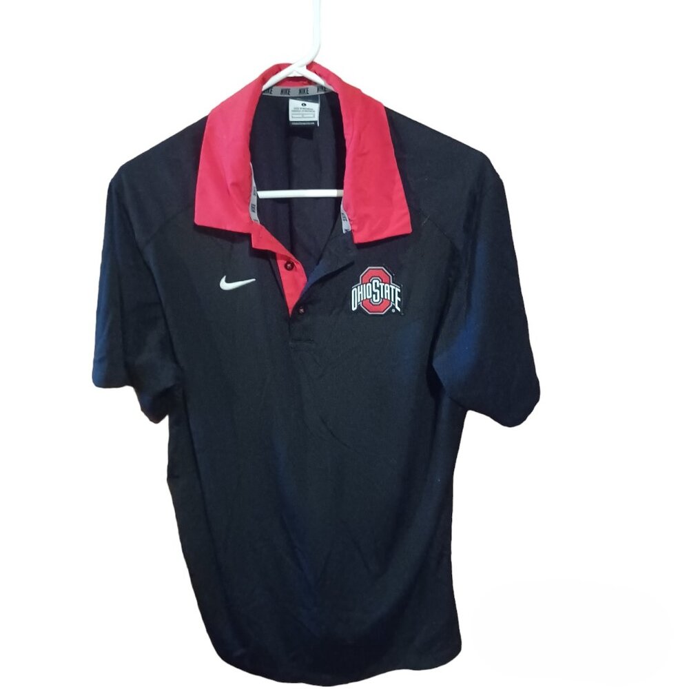 Ohio State Buckeyes Nike Elite Polo Shirt EUC